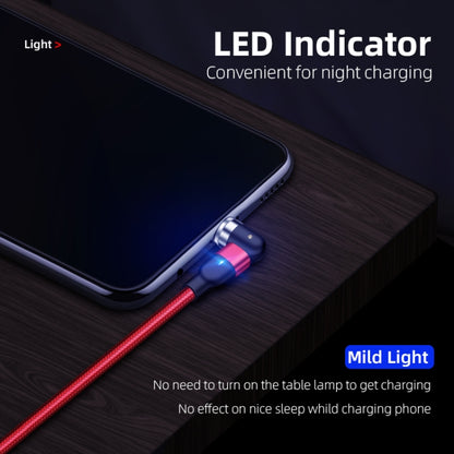 2 ม. 2A เอาต์พุต USB เป็น USB-C / Type-C สายชาร์จแม่เหล็กแบบถักไนลอน, 2m Type-C