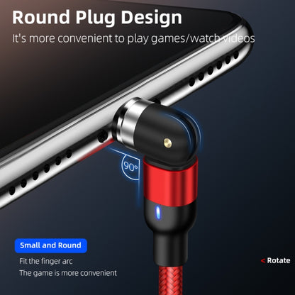 2 ม. 2A เอาต์พุต USB เป็น USB-C / Type-C สายชาร์จแม่เหล็กแบบถักไนลอน, 2m Type-C
