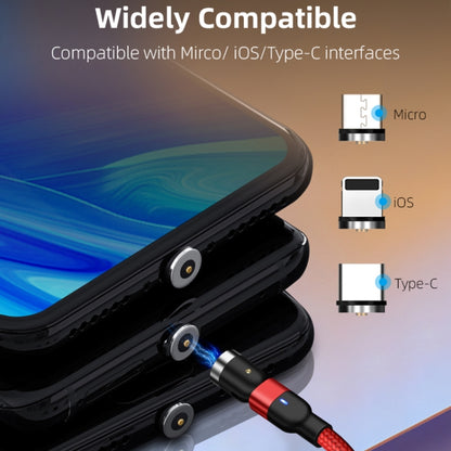 2 ม. 2A เอาต์พุต USB เป็น USB-C / Type-C สายชาร์จแม่เหล็กแบบถักไนลอน, 2m Type-C
