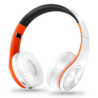 LPT660 ไร้สายพับกีฬาเพลงสเตอริโอบลูทูธโทรศัพท์หูฟังรองรับการ์ด TF
