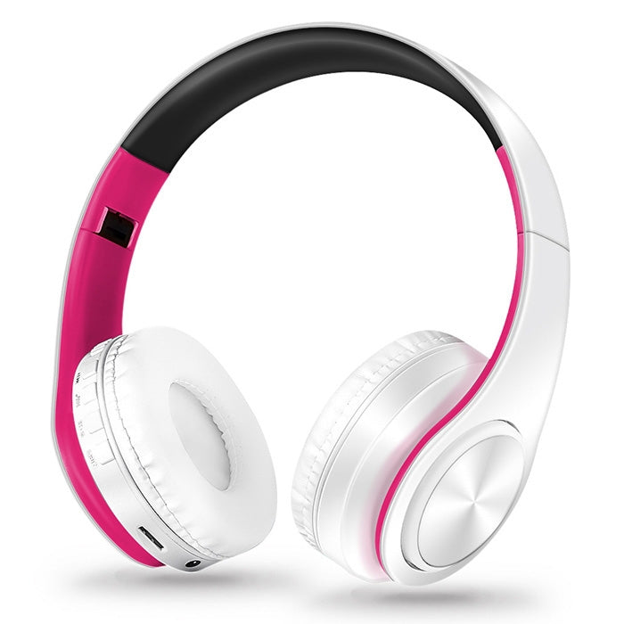 LPT660 ไร้สายพับกีฬาเพลงสเตอริโอบลูทูธโทรศัพท์หูฟังรองรับการ์ด TF