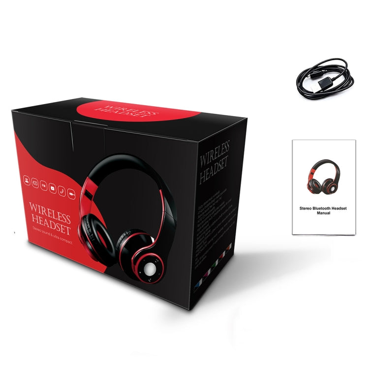 SG-8 บลูทูธ 4.0 + EDR หูฟังไร้สายแบบครอบหู TF การ์ดวิทยุ FM ชุดหูฟังเพลงสเตอริโอพร้อมไมโครโฟน