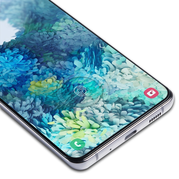 mocolo 0.33 มม. 9H 2.5D เต็มกาวผ้าไหมพิมพ์ฟิล์มกระจกนิรภัยสำหรับ Samsung Galaxy S20 FE 5G, รองรับการปลดล็อคลายนิ้วมือ, For Samsung Galaxy S20 FE 5G