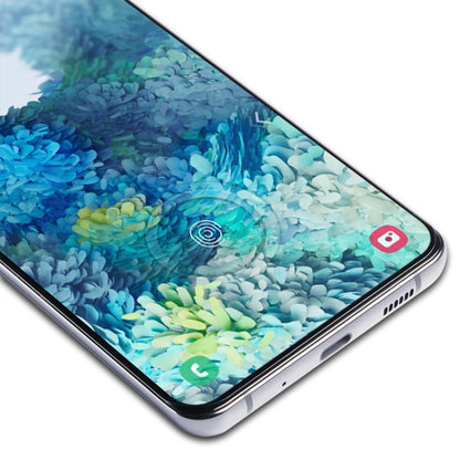 mocolo 0.33 มม. 9H 2.5D เต็มกาวผ้าไหมพิมพ์ฟิล์มกระจกนิรภัยสำหรับ Samsung Galaxy S20 FE 5G, รองรับการปลดล็อคลายนิ้วมือ, For Samsung Galaxy S20 FE 5G