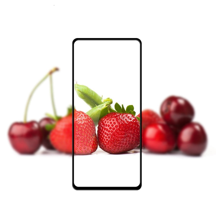 mocolo 0.33 มม. 9H 2.5D เต็มกาวผ้าไหมพิมพ์ฟิล์มกระจกนิรภัยสำหรับ Samsung Galaxy S20 FE 5G, รองรับการปลดล็อคลายนิ้วมือ, For Samsung Galaxy S20 FE 5G