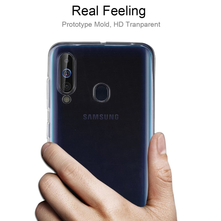 เคสป้องกันนุ่ม TPU โปร่งใสบางเฉียบ 0.75 มม. สำหรับ Samsung Galaxy A60, For Samsung Galaxy A60
