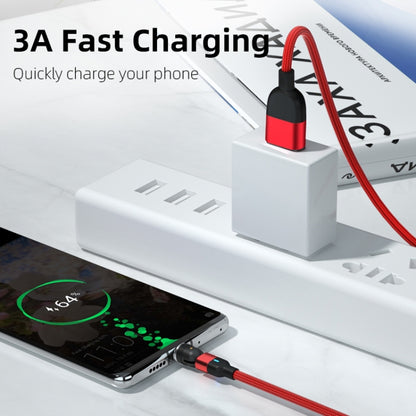 2m 3A เอาต์พุต USB เป็น USB-C / Type-C 540 องศาหมุนสายชาร์จซิงค์ข้อมูลแม่เหล็ก, 2m Type-C