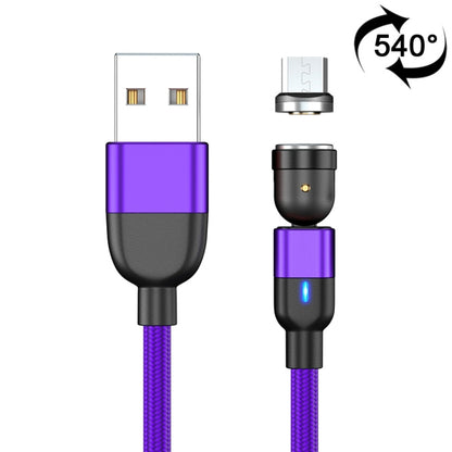 1 ม. 3A เอาต์พุต USB เป็น Micro USB 540 องศาหมุนสายชาร์จซิงค์ข้อมูลแม่เหล็ก, 1m Micro USB