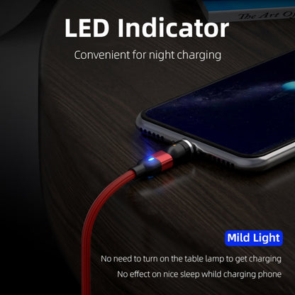 1 ม. 3A เอาต์พุต USB เป็น Micro USB 540 องศาหมุนสายชาร์จซิงค์ข้อมูลแม่เหล็ก, 1m Micro USB