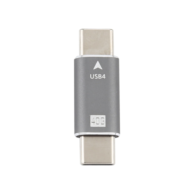 USB-C / Type-C 4.0 ตัวแปลงปลั๊กตัวผู้เป็นตัวผู้ 40Gbps Data Sync Adapter, Type-C Male to Type-C Male