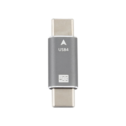 USB-C / Type-C 4.0 ตัวแปลงปลั๊กตัวผู้เป็นตัวผู้ 40Gbps Data Sync Adapter, Type-C Male to Type-C Male