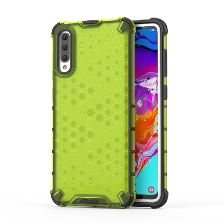 เคส Honeycomb PC + TPU กันกระแทกสำหรับ Galaxy A70, For Galaxy A70