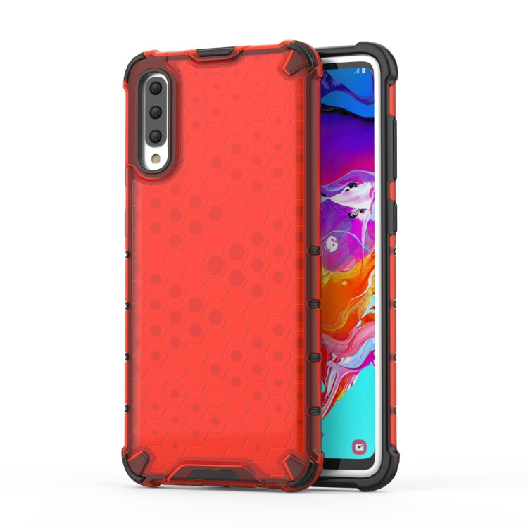 เคส Honeycomb PC + TPU กันกระแทกสำหรับ Galaxy A70, For Galaxy A70