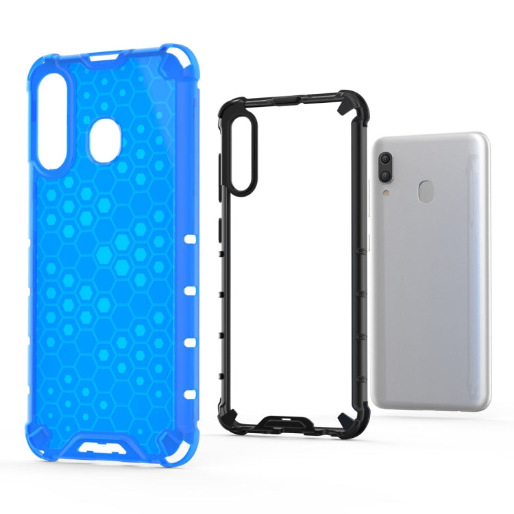 เคส Honeycomb PC + TPU กันกระแทกสำหรับ Galaxy A30, For Galaxy A30
