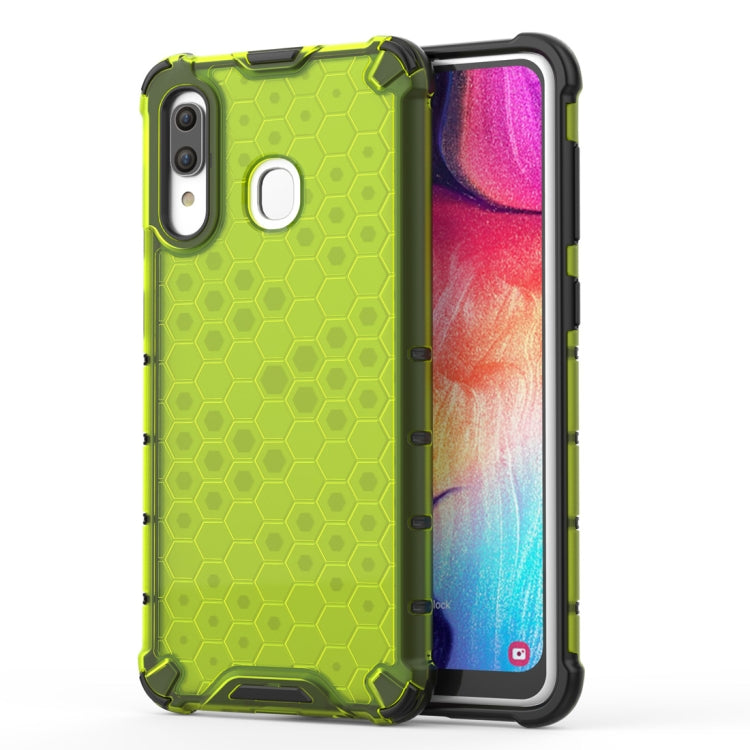 เคส Honeycomb PC + TPU กันกระแทกสำหรับ Galaxy A30, For Galaxy A30