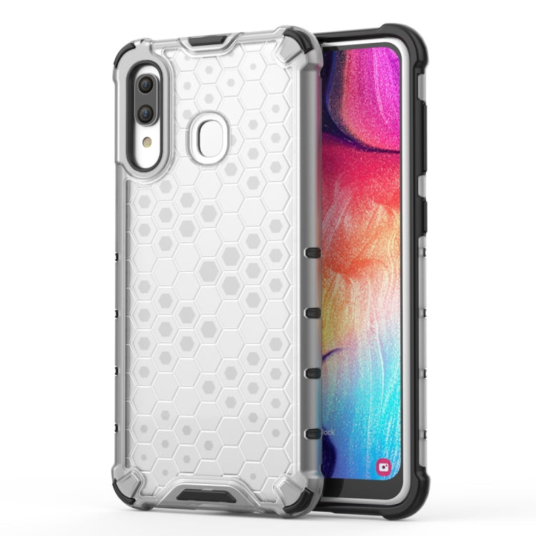 เคส Honeycomb PC + TPU กันกระแทกสำหรับ Galaxy A30, For Galaxy A30