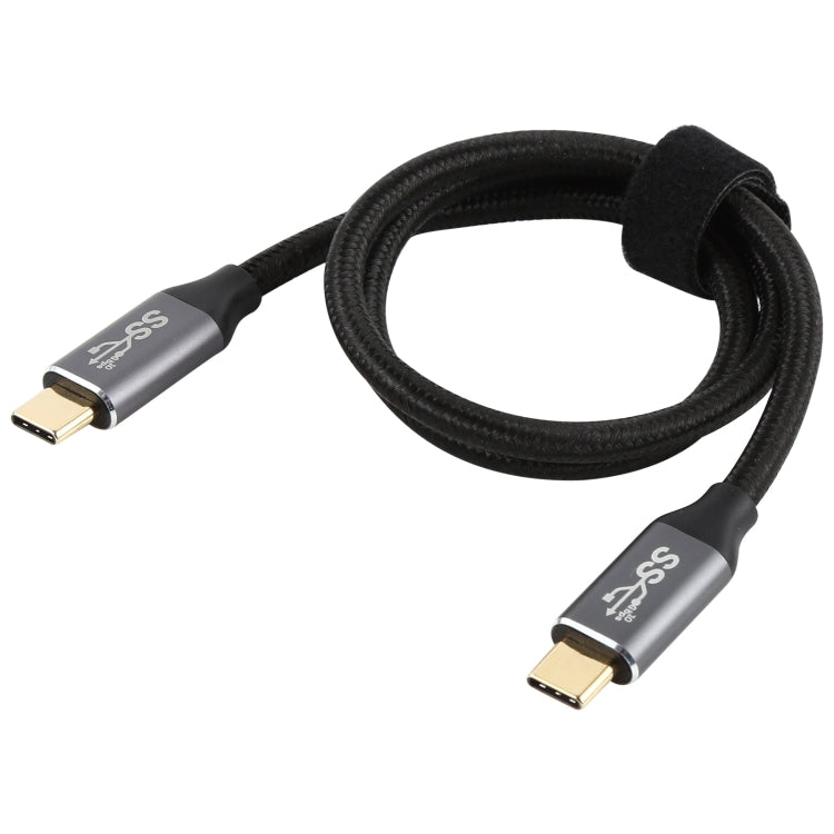 USB-C / Type-C ชายกับ USB-C / Type-C ชายสายชาร์จข้อมูลการส่งผ่านชาย, ความยาวสายเคเบิล: 0.5 ม., 0.5m