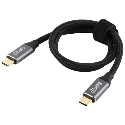 USB-C / Type-C ชายกับ USB-C / Type-C ชายสายชาร์จข้อมูลการส่งผ่านชาย, ความยาวสายเคเบิล: 0.5 ม., 0.5m