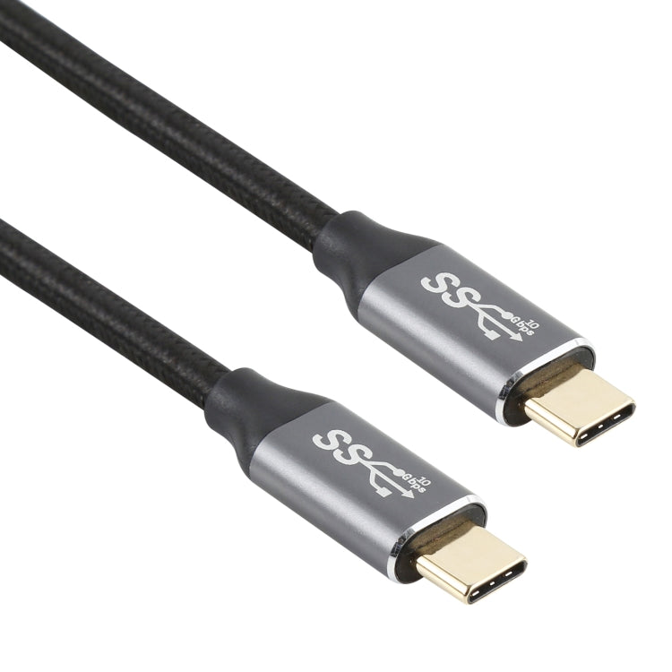 USB-C / Type-C ชายกับ USB-C / Type-C ชายสายชาร์จข้อมูลการส่งผ่านชาย, ความยาวสายเคเบิล: 0.5 ม., 0.5m
