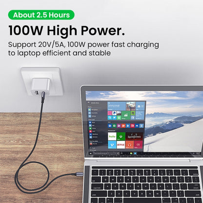 USB-C / Type-C ชายกับ USB-C / Type-C ชายสายชาร์จข้อมูลการส่งผ่านชาย, ความยาวสายเคเบิล: 0.5 ม., 0.5m