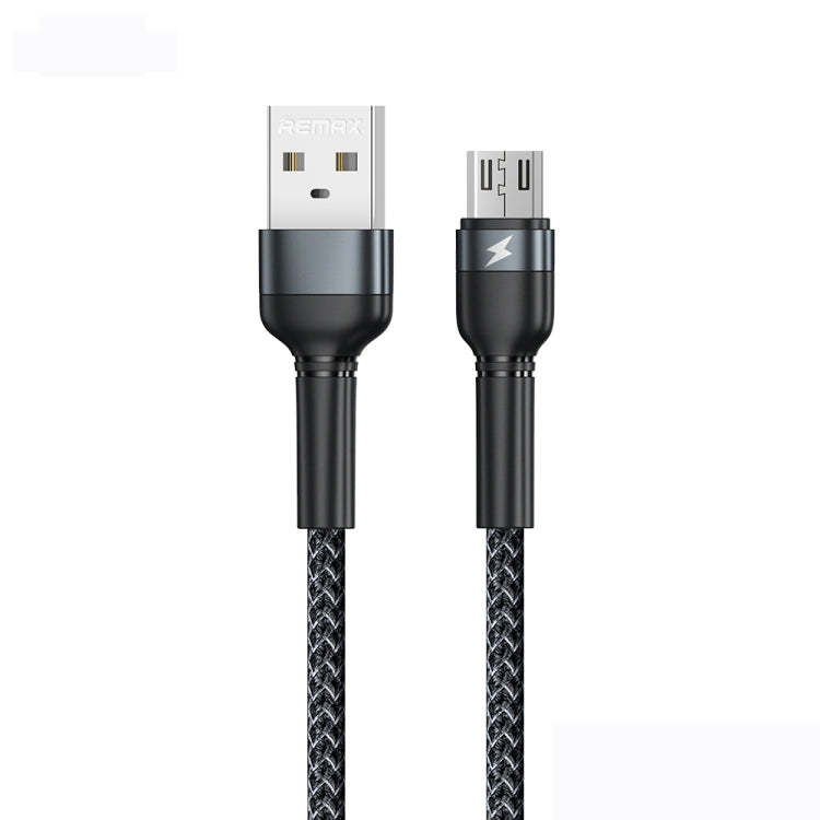 REMAX RC-124m 1 ม. 2.4A USB เข้ากับ Micro USB อลูมิเนียมอัลลอยด์สายเคเบิลข้อมูลการชาร์จอย่างรวดเร็ว, Micro USB