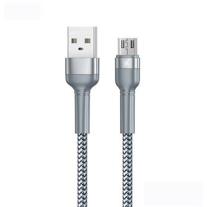 REMAX RC-124m 1 ม. 2.4A USB เข้ากับ Micro USB อลูมิเนียมอัลลอยด์สายเคเบิลข้อมูลการชาร์จอย่างรวดเร็ว, Micro USB