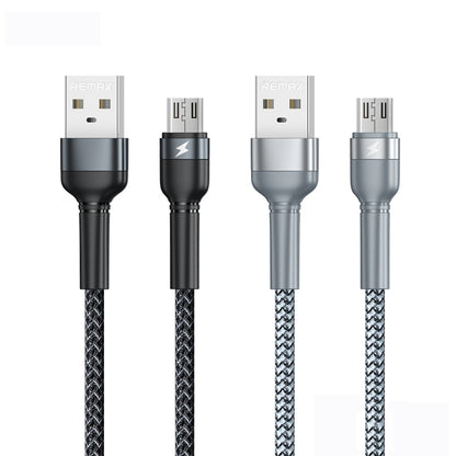 REMAX RC-124m 1 ม. 2.4A USB เข้ากับ Micro USB อลูมิเนียมอัลลอยด์สายเคเบิลข้อมูลการชาร์จอย่างรวดเร็ว, Micro USB