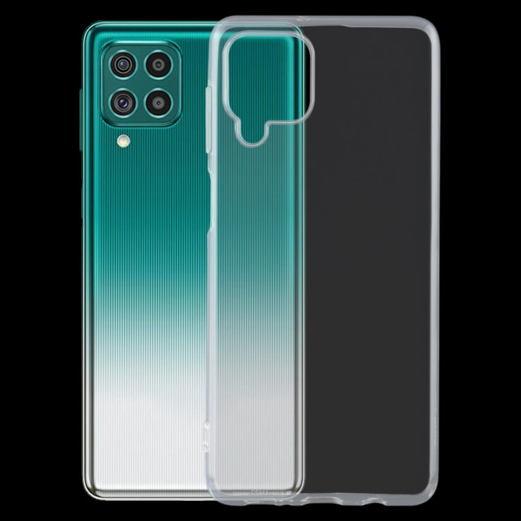 สำหรับ Samsung Galaxy F62 0.75 มม. เคสป้องกัน TPU Soft แบบใสบางเฉียบ, For Samsung Galaxy F62