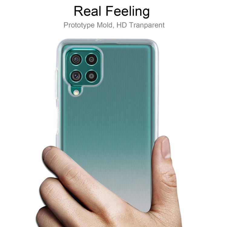 สำหรับ Samsung Galaxy F62 0.75 มม. เคสป้องกัน TPU Soft แบบใสบางเฉียบ, For Samsung Galaxy F62