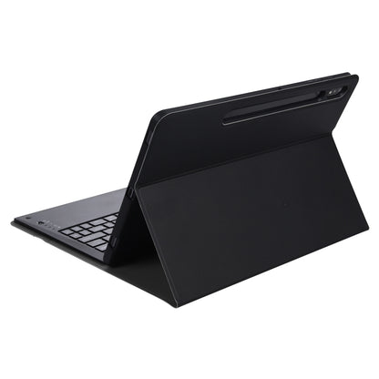 A970B คีย์บอร์ด Bluetooth ที่ถอดออกได้ Ultrathin เคสแท็บเล็ตหนังพลิกแนวนอนพร้อมช่องใส่ปากกาสำหรับ Samsung Galaxy Tab S7 FE T730 / T736 / S7 + T970 / T975 / T976, with Pen Slot