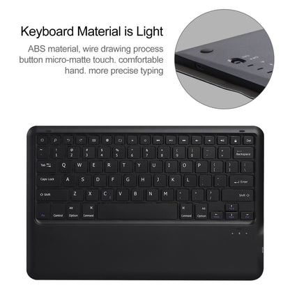 A970B คีย์บอร์ด Bluetooth ที่ถอดออกได้ Ultrathin เคสแท็บเล็ตหนังพลิกแนวนอนพร้อมช่องใส่ปากกาสำหรับ Samsung Galaxy Tab S7 FE T730 / T736 / S7 + T970 / T975 / T976, with Pen Slot