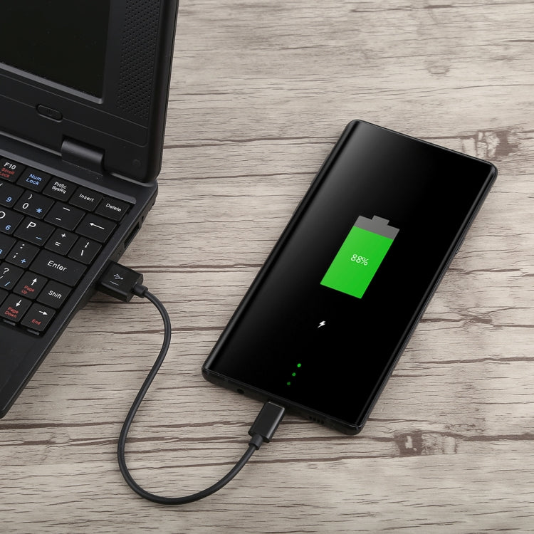 สายเคเบิลข้อมูลการชาร์จและซิงค์ USB เป็น USB-C / Type-C ความยาวสายเคเบิล: 22 ซม, 22cm USB to Type-C Black, 22cm USB to Type-C White