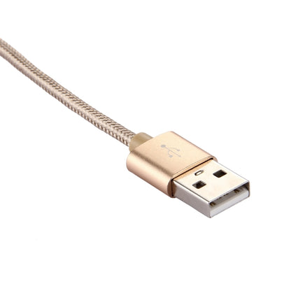 ถักพื้นผิว USB เข้ากับ USB-C / Type-C สายชาร์จซิงค์ข้อมูล, ความยาวสายเคเบิล: 2 ม., เอาต์พุต 3A
