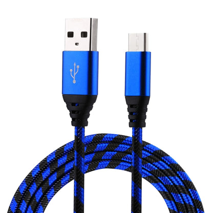 สายชาร์จซิงค์ข้อมูลแบบถักไนลอน USB เป็น USB-C / Type-C ยาว 1 ม