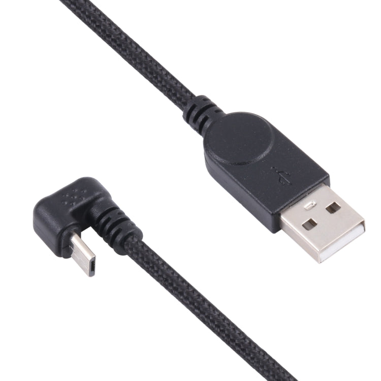 U-รูป Micro USB ชายไป USB ชายไนลอน Braid Charge Data Cable, Micro USB to USB