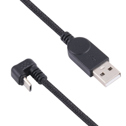 U-รูป Micro USB ชายไป USB ชายไนลอน Braid Charge Data Cable, Micro USB to USB