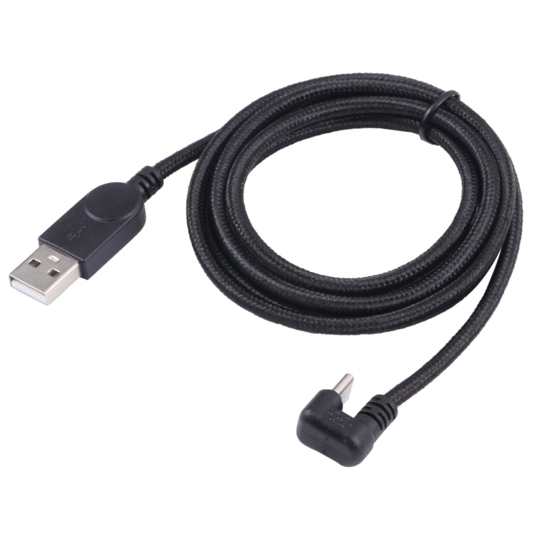 สายเคเบิลข้อมูลการชาร์จแบบถักเปีย USB-C / Type-C รูปตัวยู USB-C / Type-C ตัวผู้เป็น USB, Type-C to USB