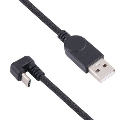 สายเคเบิลข้อมูลการชาร์จแบบถักเปีย USB-C / Type-C รูปตัวยู USB-C / Type-C ตัวผู้เป็น USB, Type-C to USB