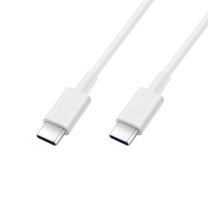 ต้นฉบับ Huawei CP43 5A USB-C / Type-C ถึง USB-C / Type-C สายเคเบิลข้อมูลการชาร์จอย่างรวดเร็ว, ความยาวสายเคเบิล: 1 ม.