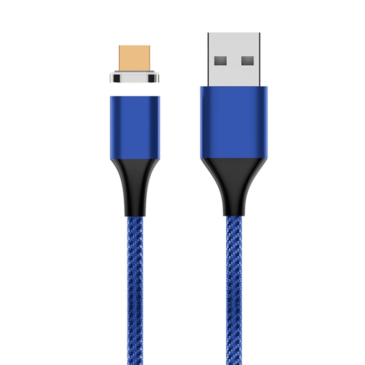 M11 3A USB to Micro USB สายเคเบิลข้อมูลแม่เหล็กแบบถักไนลอน ความยาวสายเคเบิล: 1 ม, Micro USB