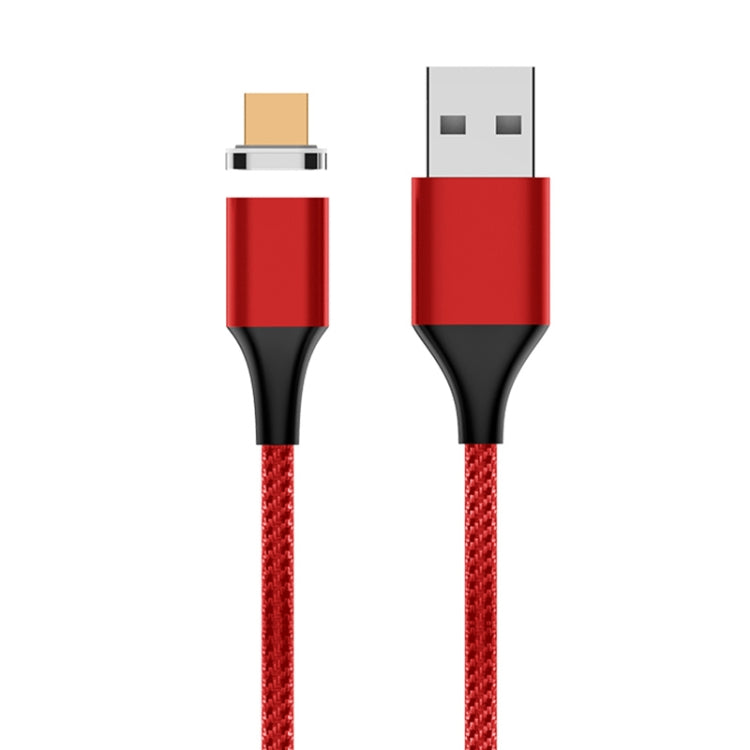 M11 3A USB to Micro USB สายเคเบิลข้อมูลแม่เหล็กแบบถักไนลอน ความยาวสายเคเบิล: 1 ม, Micro USB