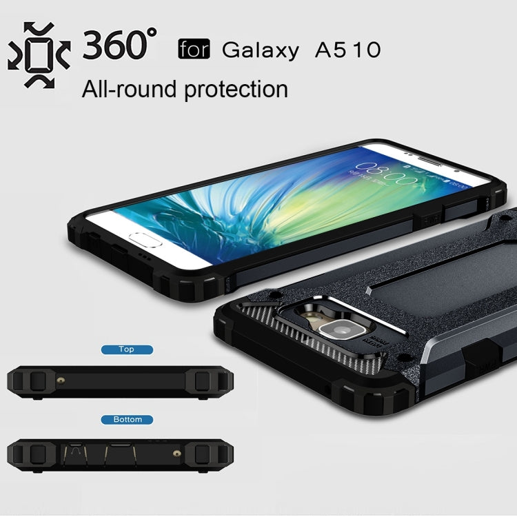 สำหรับ Galaxy A5 (2016) / A510 เคสแบบ Tough Armor TPU + PC, For Galaxy A5 (2016) / A510
