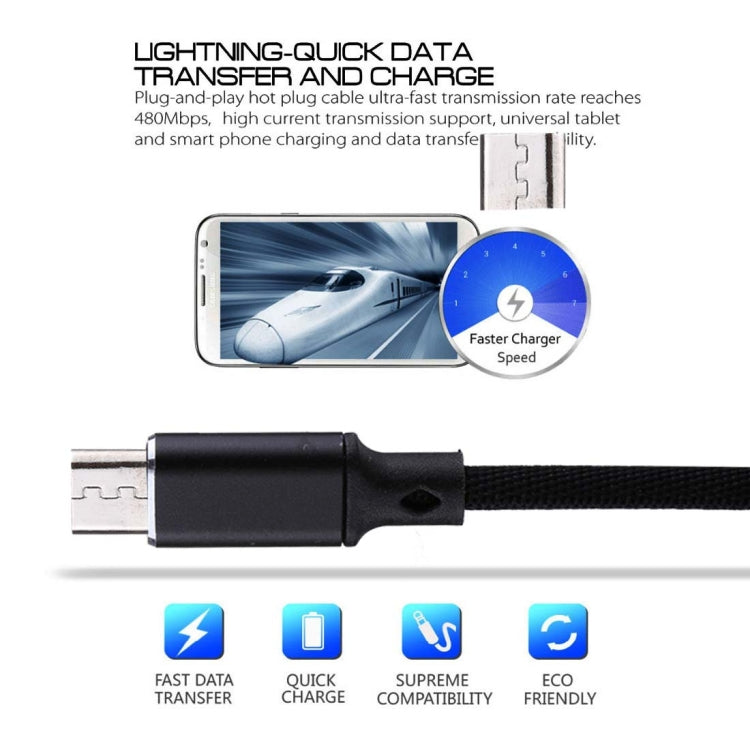 สำหรับ Samsung, Huawei, Xiaomi, HTC, LG, Sony, Lenovo และสมาร์ทโฟนอื่นๆ, Micro USB Black, Micro USB Pink, Micro USB Grey, Micro USB Blue, Micro USB Red, Micro USB White
