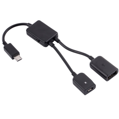 สายเคเบิลอะแดปเตอร์ Micro USB OTG 1 ถึง 2