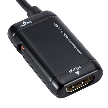 สายเคเบิลอะแดปเตอร์วิดีโอ USB-C / Type-C 3.1 (MHL) ถึง 1080P HD HDMI ความยาว: 12 ซม., 12cm