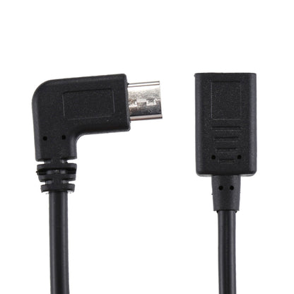 สายเคเบิลอะแดปเตอร์ข้อศอกชาย USB-C / Type-C ถึง USB-C / Type-C ความยาวรวม: ประมาณ 30 ซม.