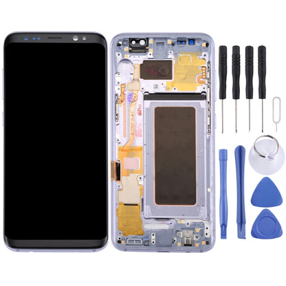 หน้าจอ LCD ต้นฉบับ + แผงสัมผัสแบบเดิมพร้อมกรอบสำหรับ Galaxy S8 / G950 / G950F / G950FD / G950U / G950A / G950P / G950T / G950V / G950R4 / G950W / G9500, For Samsung Galaxy S8 / G950, For Galaxy S8 (Frame)