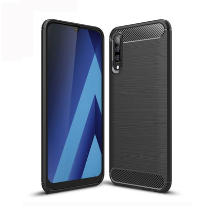 เคส TPU คาร์บอนไฟเบอร์เนื้อแปรงสำหรับ Galaxy A50, For Galaxy A50