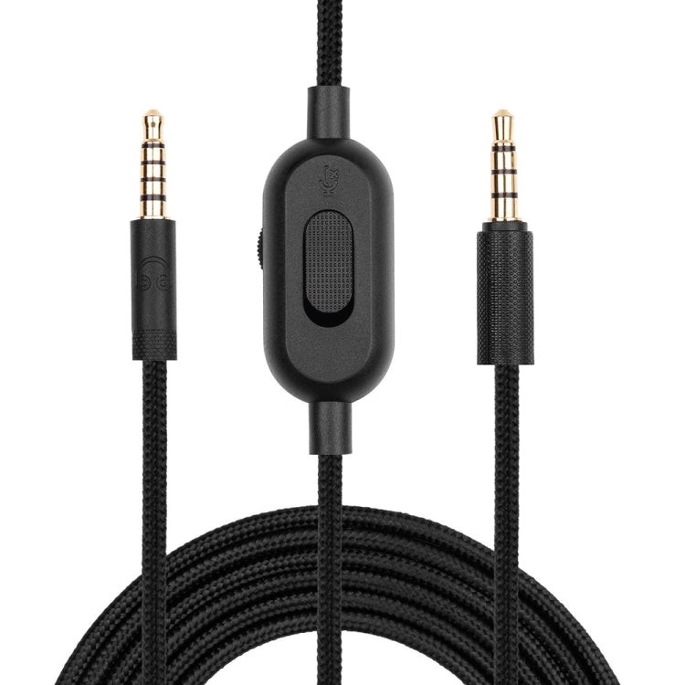 ZS0159 สำหรับ Logitech G433 / G233 / G Pro / G Pro X 3.5 มม. ชุดหูฟังสำหรับเล่นเกมชาย - ชายสายสัญญาณเสียงพร้อมสายควบคุมความยาวสายเคเบิล: 2 ม.
