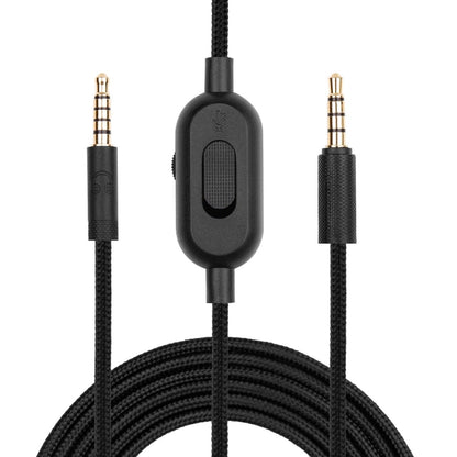 ZS0159 สำหรับ Logitech G433 / G233 / G Pro / G Pro X 3.5 มม. ชุดหูฟังสำหรับเล่นเกมชาย - ชายสายสัญญาณเสียงพร้อมสายควบคุมความยาวสายเคเบิล: 2 ม.